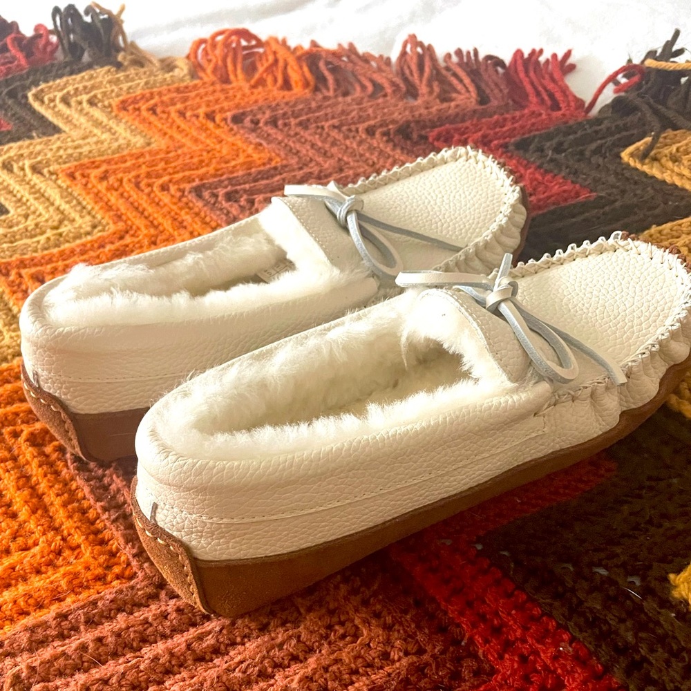Australia Luxe Collective Pale Bama Leather Moccasins
